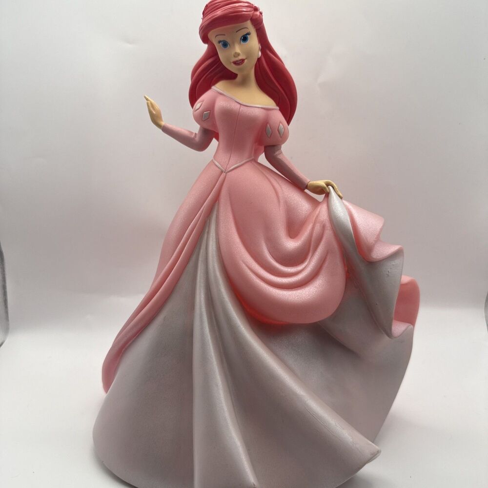 Disney Ariel Vinyl Bank 10” Peachtree Playthings Princess Figure Piggy Bank
